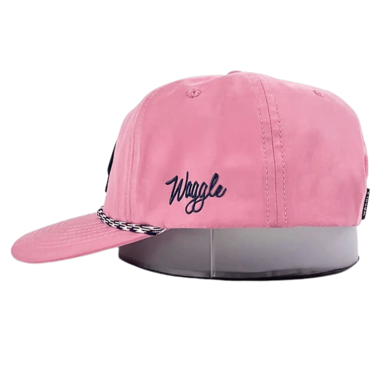 WAGGLE GOLF DAIRYLAND DRIVING RANGE ROPE HAT PINK - Image 3