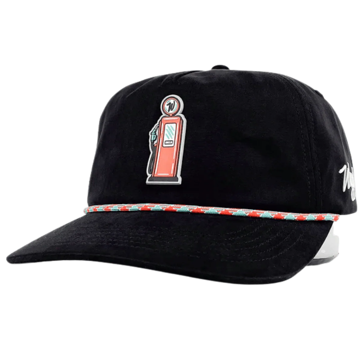 WAGGLE GOLF FORE FUEL ROPE HAT BLACK