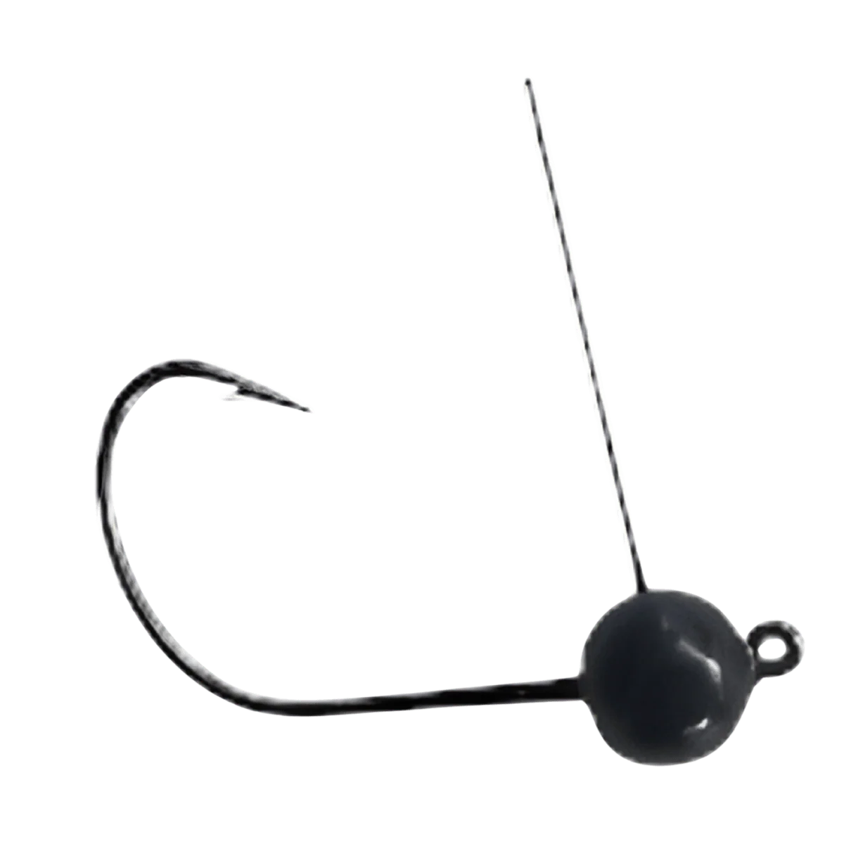 WOO! TUNGSTEN WACKY HEAD WEEDLESS JIG 1/8OZ - BLACK
