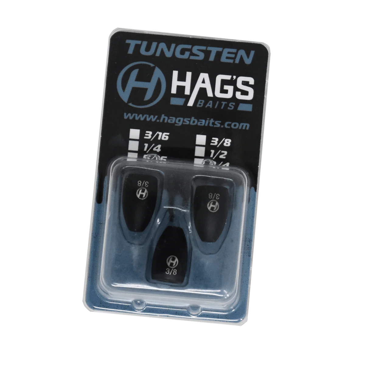 TUNGSTEN FLIPPING WEIGHT 3/8oz - 3PK