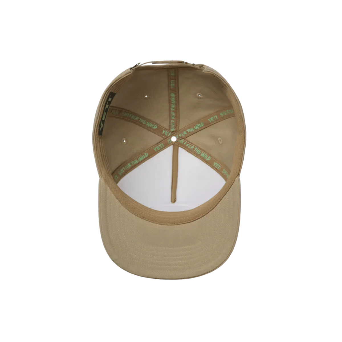 YETI BEAR WOVEN FLAT BRIM SNAPBACK - TAUPE - Image 4