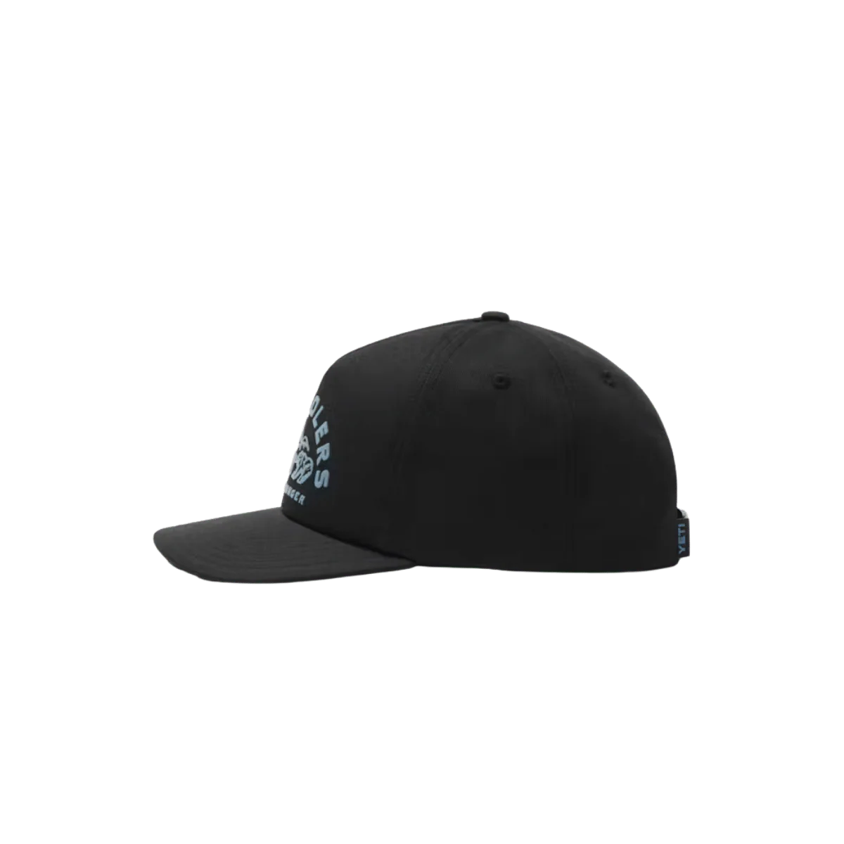 YETI COOLER WOVEN FLAT BRIM SNAPBACK - BLACK - Image 2