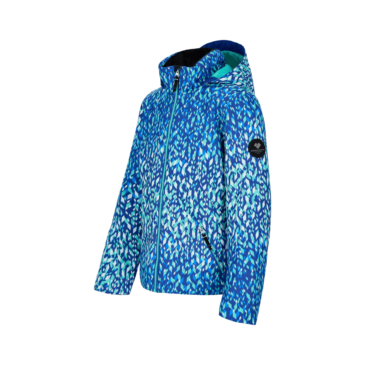 OBERMEYER GIRLS' RYLEE PRINT JACKET - Image 2
