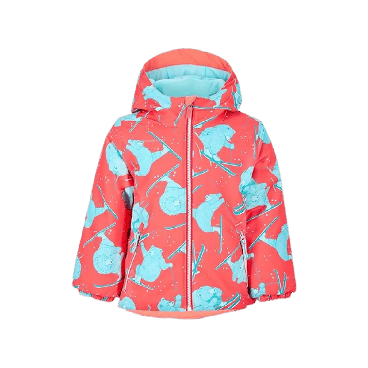 OBERMEYER GIRLS' ASHOR JACKET - DAFFY DAYZ PINK