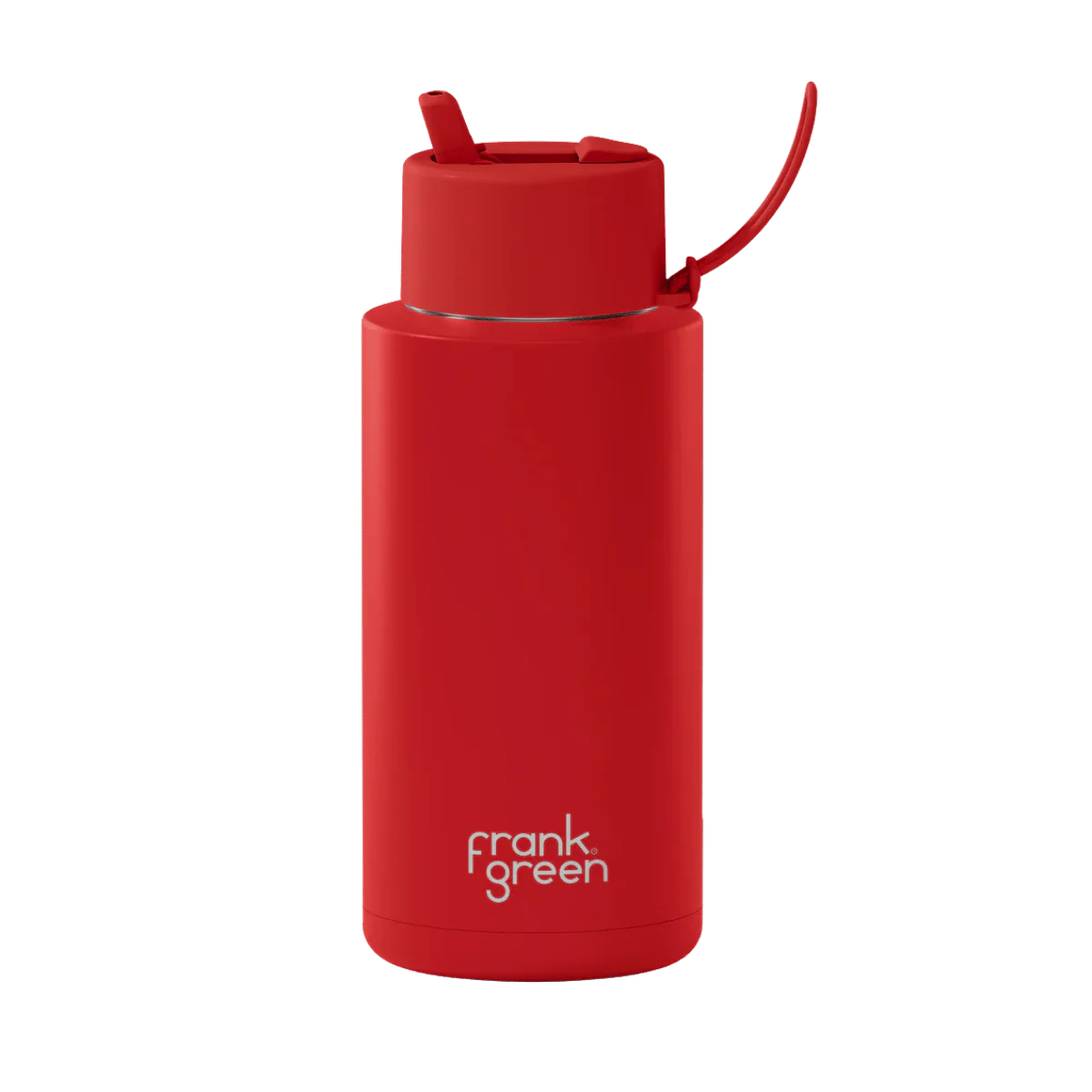 FRANK GREEN REUSABLE BOTTLE WITH FLIP STRAW 34OZ/1L