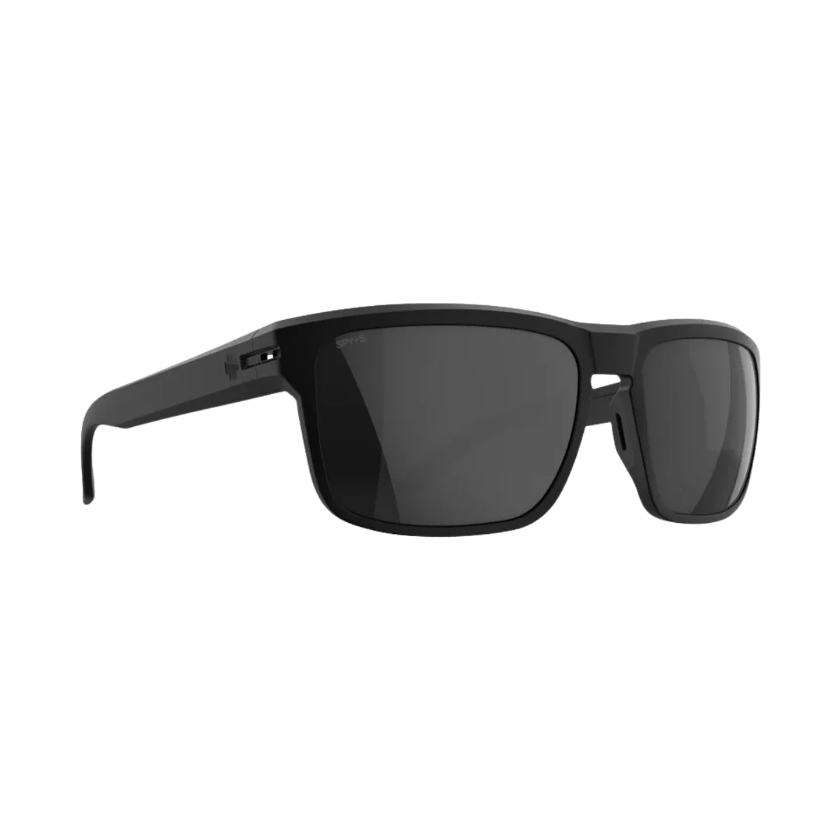 SPY REGION XL SUNGLASSES - SOFT MATTE BLACK/HAPPY BOOST POLAR BLACK MIRROR