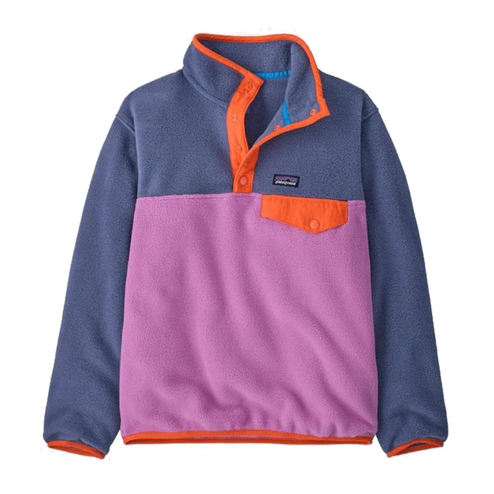 PATAGONIA KIDS LW SYNCH SNAP-T PULLOVER - BRISK PURPLE