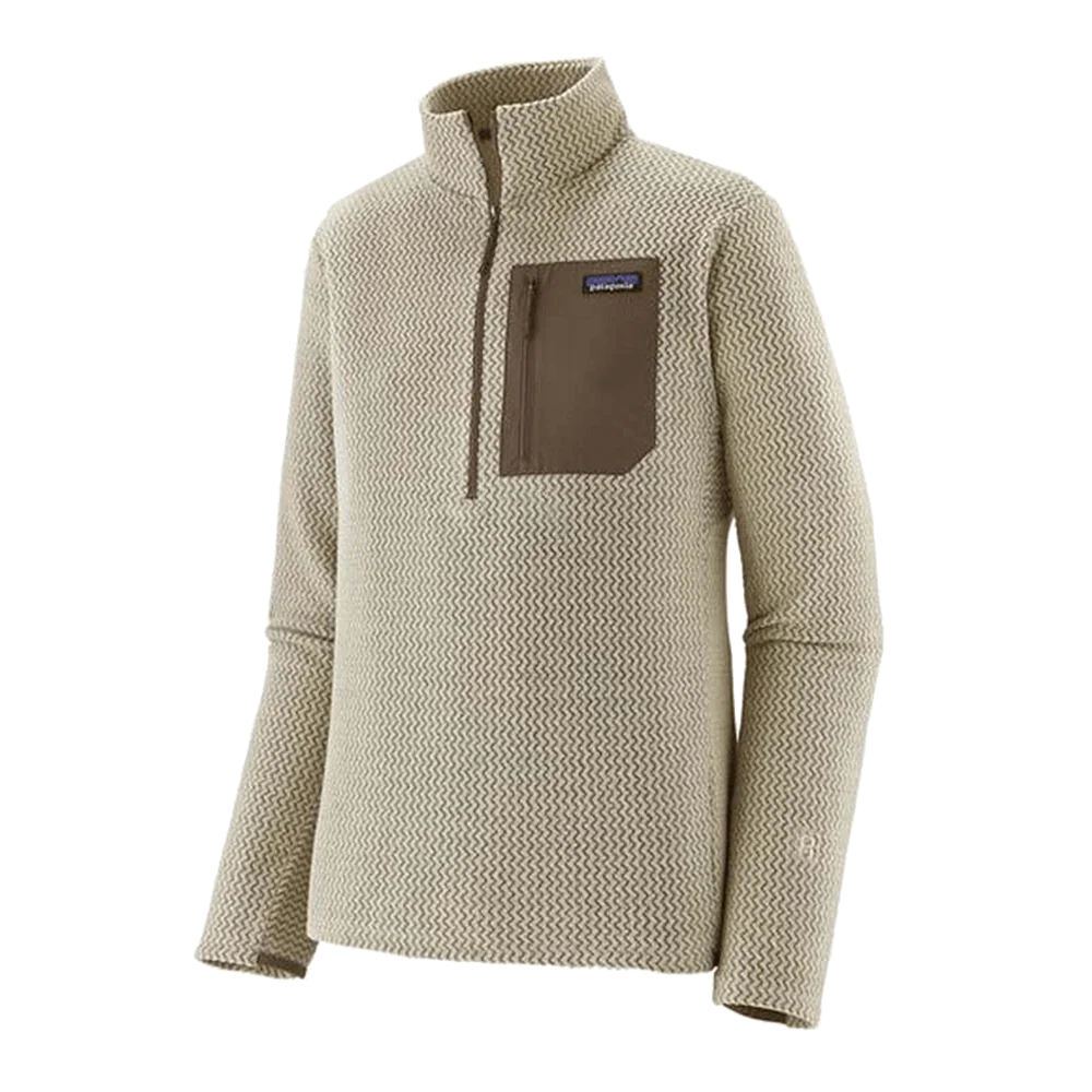 PATAGONIA MEN'S R1 AIR ZIP NECK - PELICAN