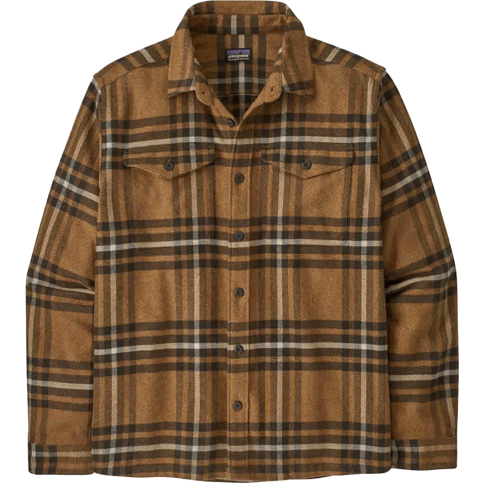 PATAGONIA MEN'S FJORD FLANNEL SHIRT - CATCH DEER BROWN