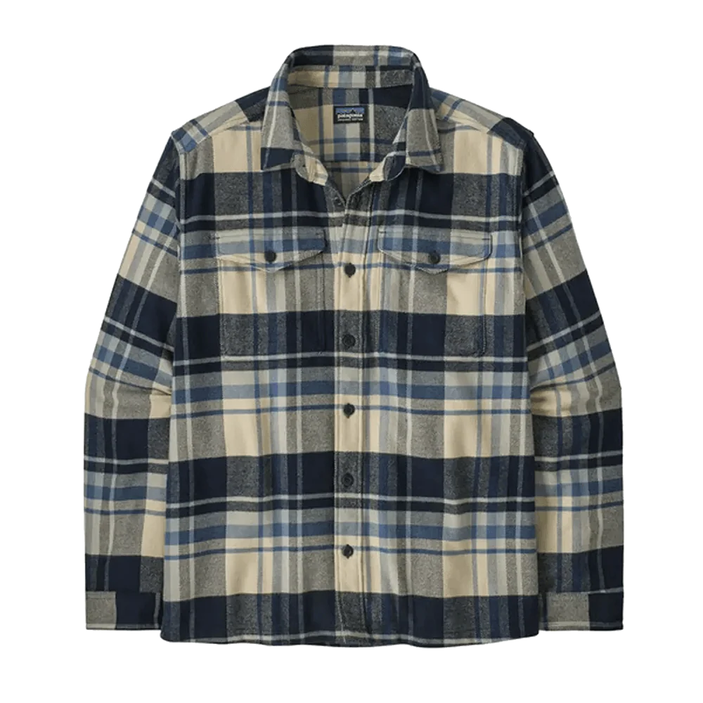 PATAGONIA MEN'S FJORD FLANNEL SHIRT - SUNKEN BLUE
