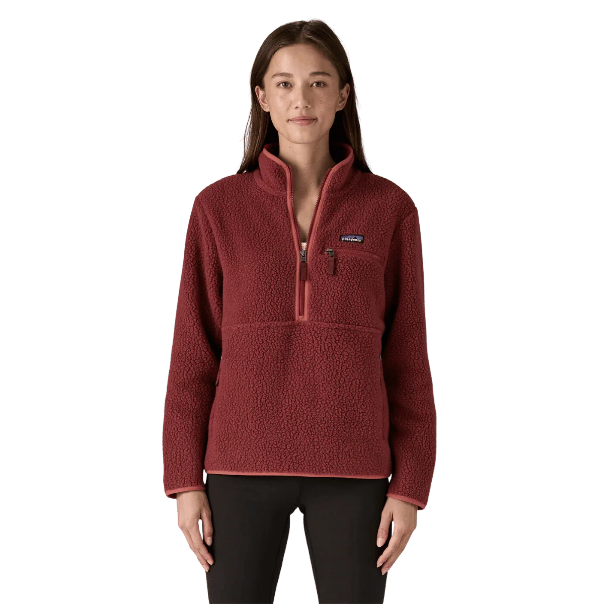 PATAGONIA WOMEN'S RETRO PILE MARSUPIAL - SEQUOIA RED - Image 2