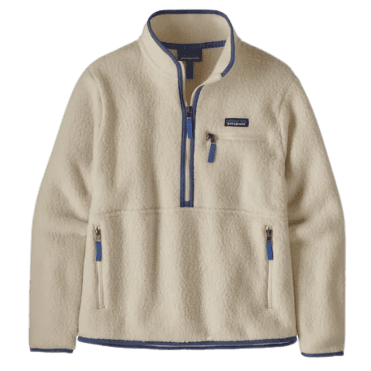 PATAGONIA WOMEN'S RETRO PILE MARSUPIAL PULLOVER - NATURAL