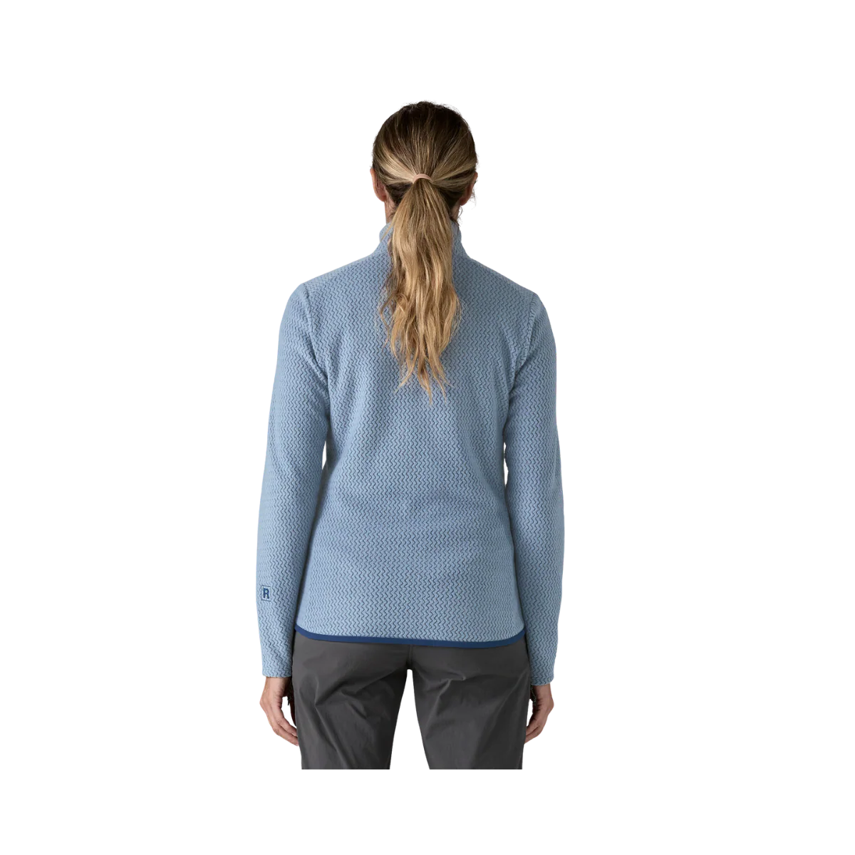 PATAGONIA WOMEN'S LIGHTWEIGHT R1 AIR JACKET - BARNACLE BLUE - Image 2