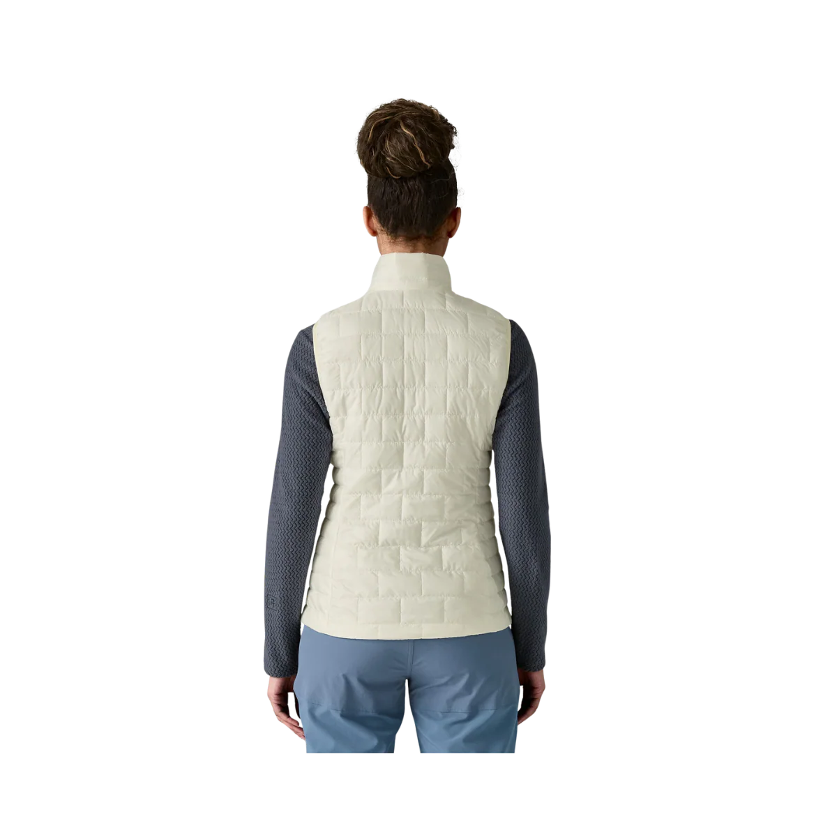 PATAGONIA WOMEN'S LIGHTWEIGHT NANO PUFF VEST - BIRCH WHITE - Image 2