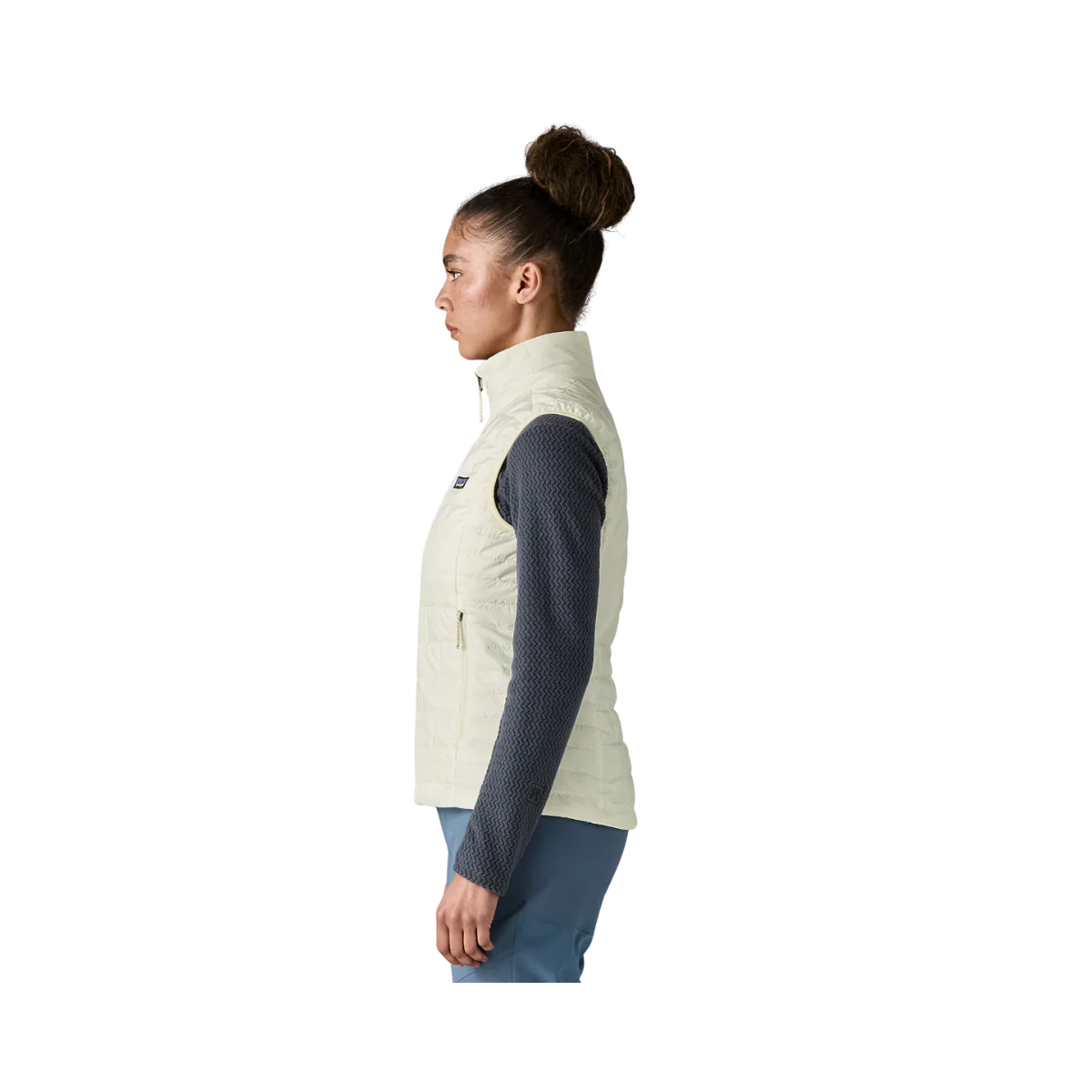PATAGONIA WOMEN'S LIGHTWEIGHT NANO PUFF VEST - BIRCH WHITE - Image 3