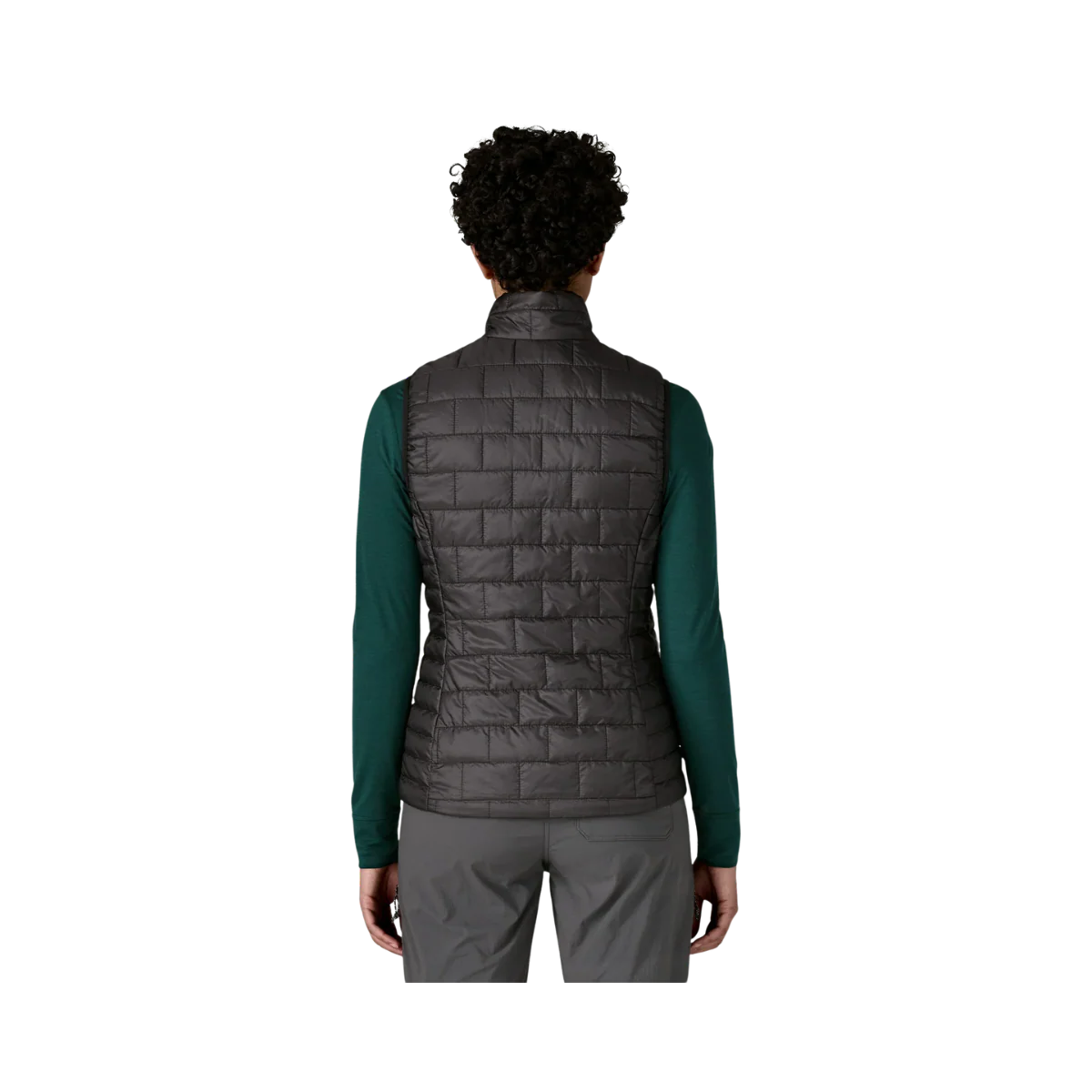 PATAGONIA WOMEN'S NANO PUFF VEST - BLACK - Image 2
