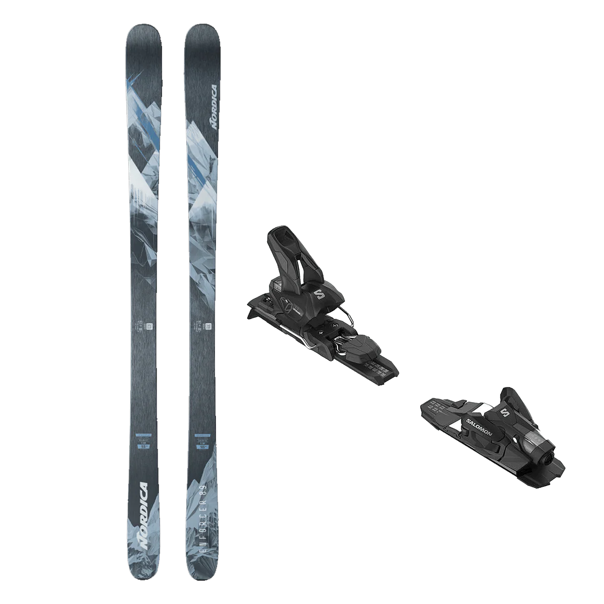 NORDICA ENFORCER 89 SKIS + SALOMON STRIVE 11 DEMO BINDINGS 2025/2026