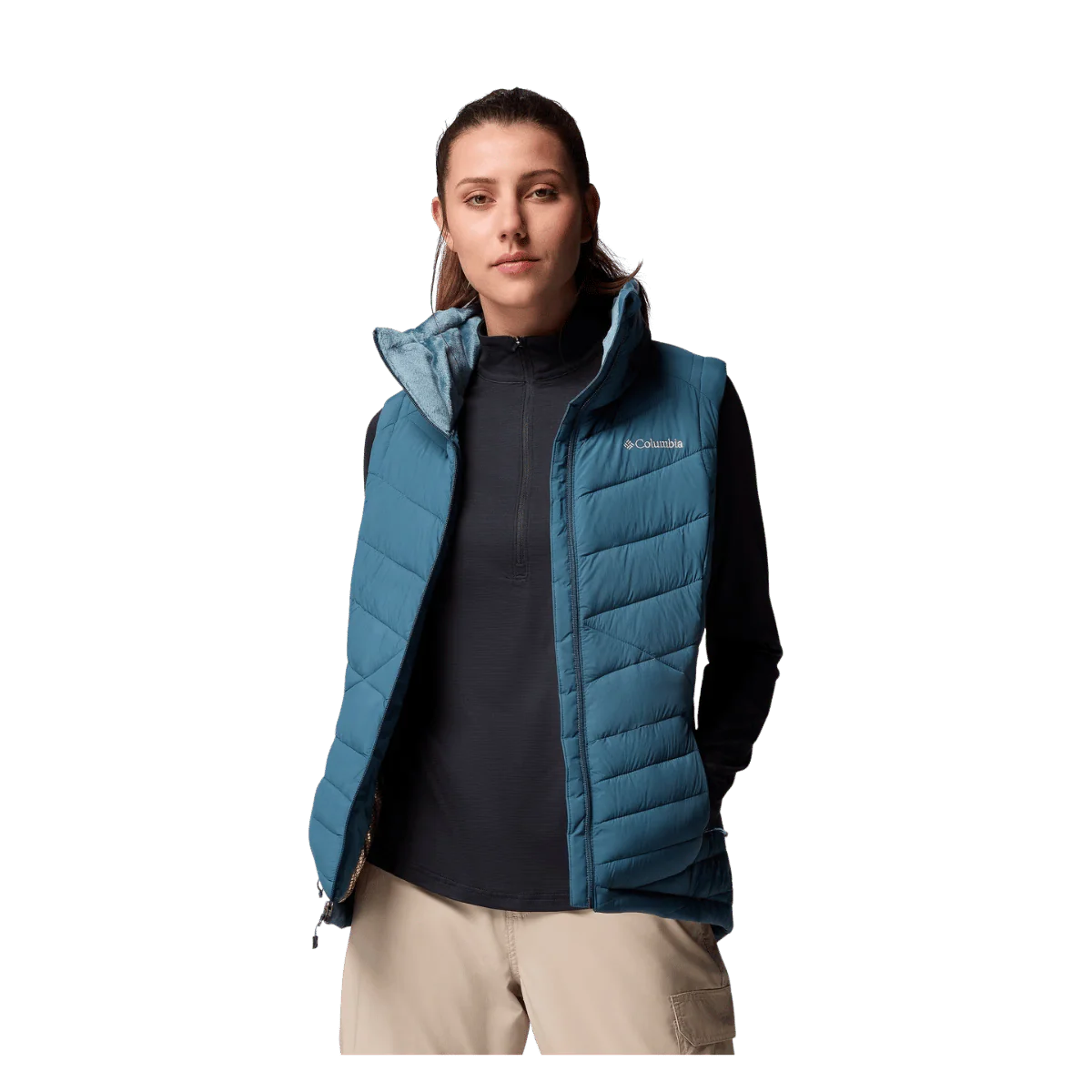 COLUMBIA WOMENS JOY PEAK II VEST - EVERBLUE