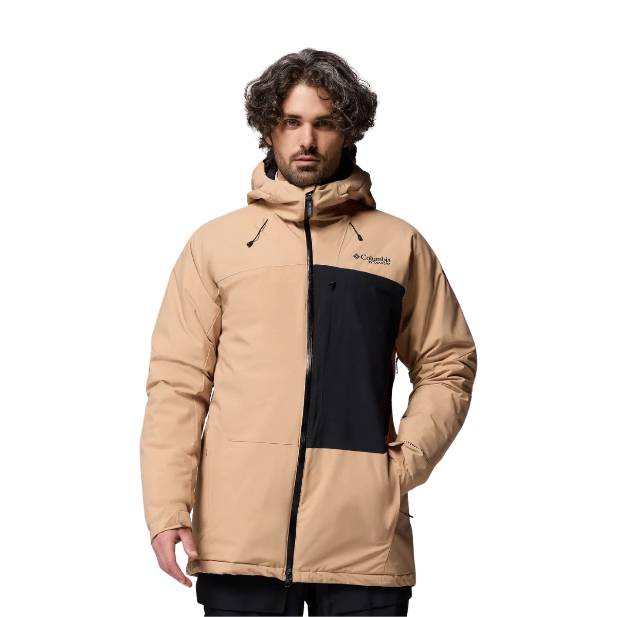 COLUMBIA MEN'S WINTER DISTRICT III JACKET - BIG - CANOE/BLACK