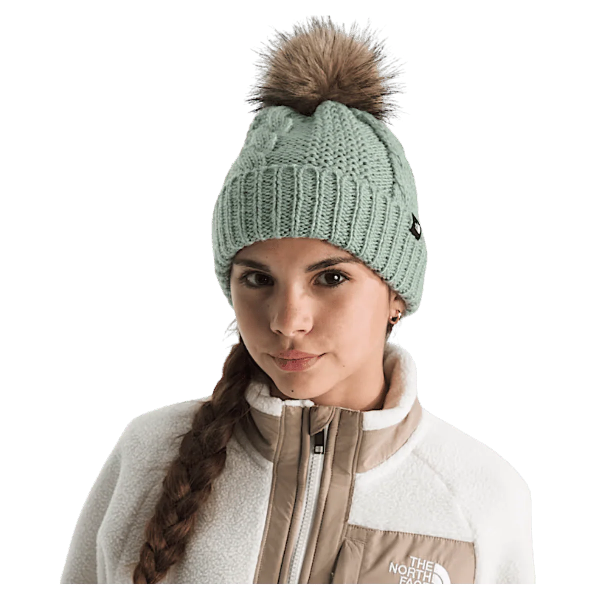 NORTHFACE KIDS OH MEGA OVERSIZED FUR POM BEANIE - Image 2