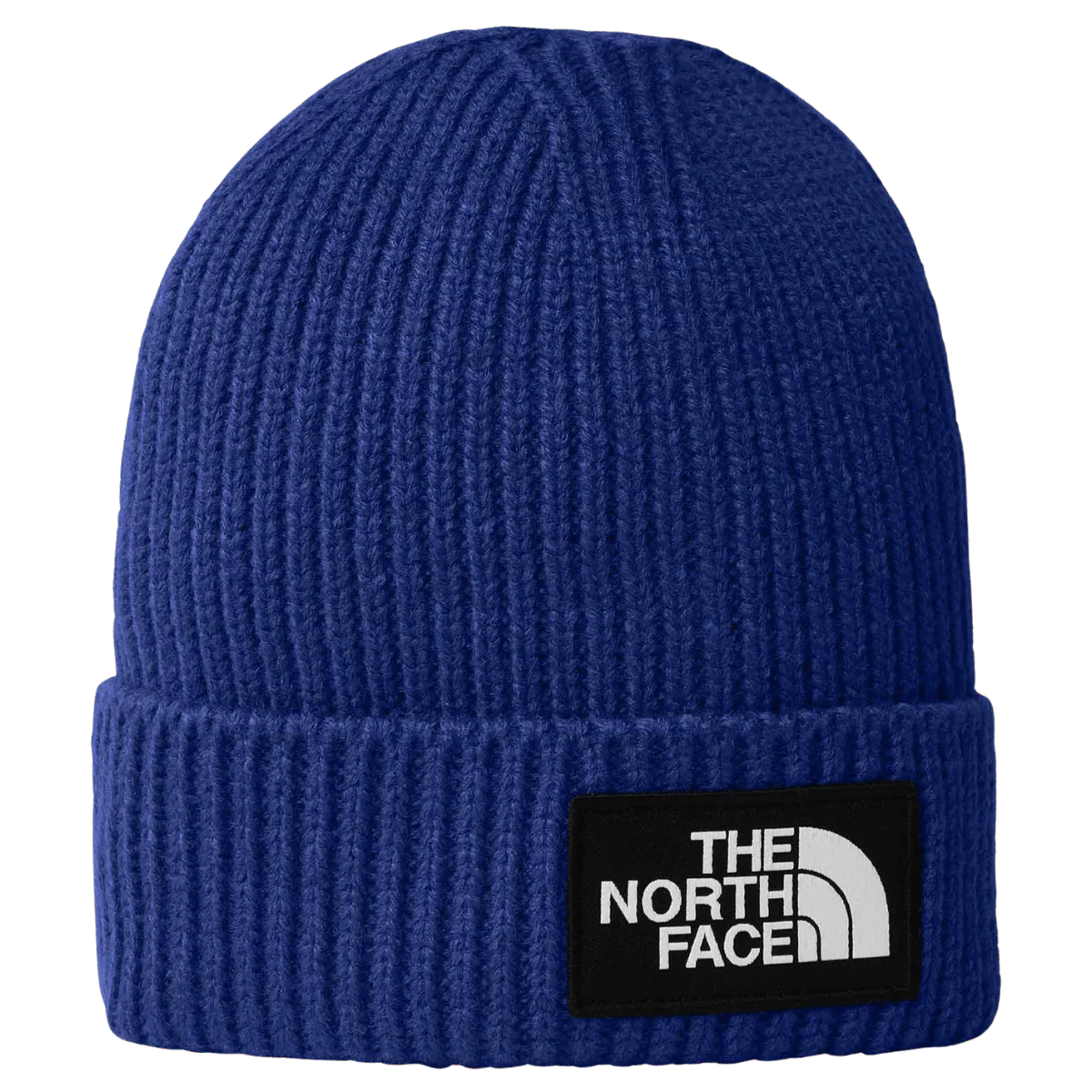 NORTHFACE KIDS TNF LOGO BOX CUFFED BEANIE - TNF BLUE