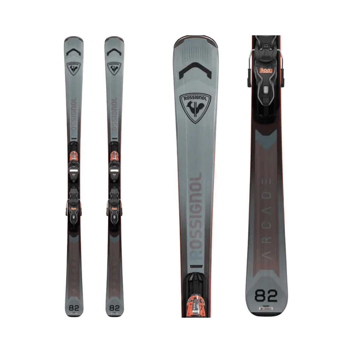 ROSSIGNOL ARCADE 82 W/ XPRESS 11 GW - BLACK/ORANGE