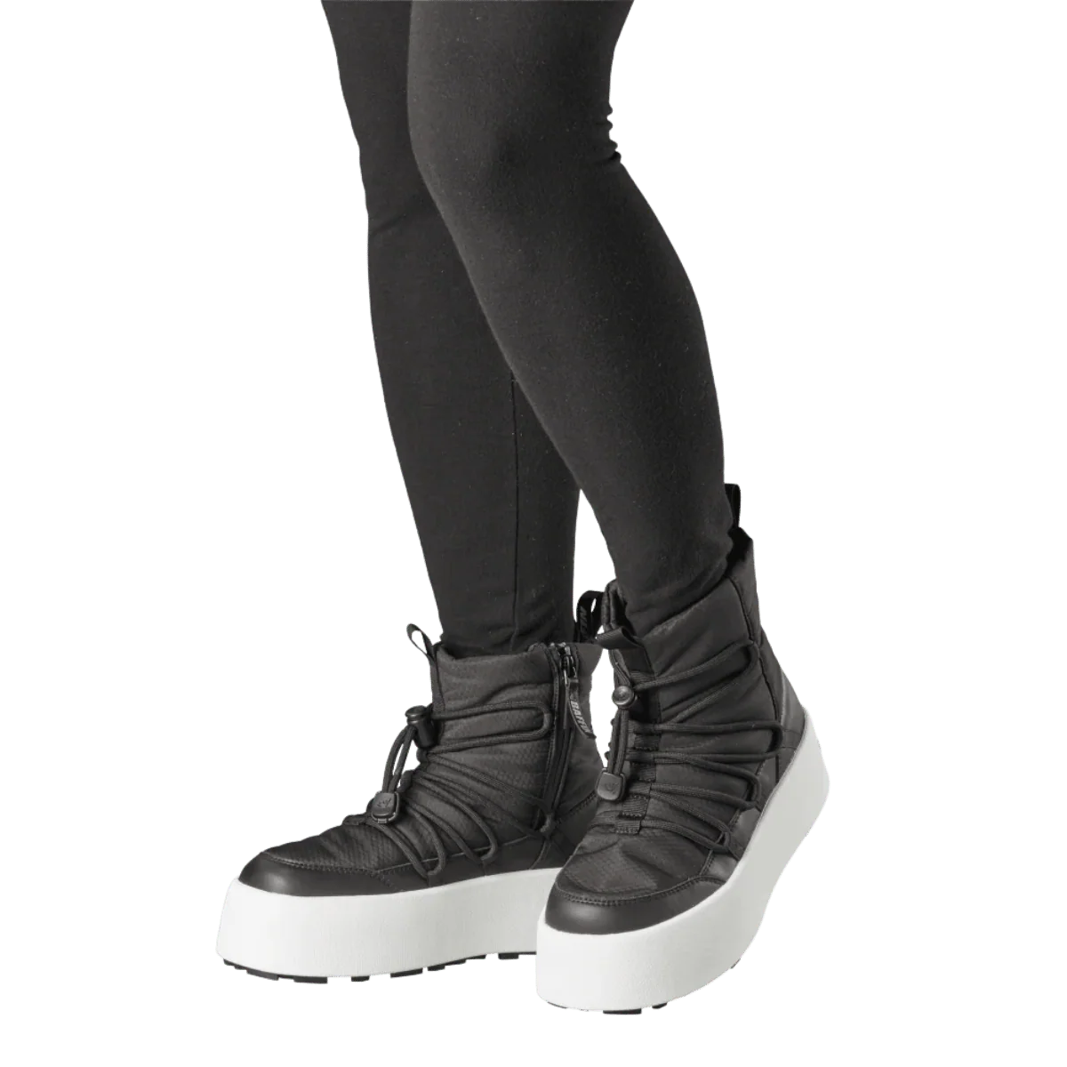 BAFFIN WOMEN'S ROSA LOW PLATFORM BOOT - BLACK - Image 4