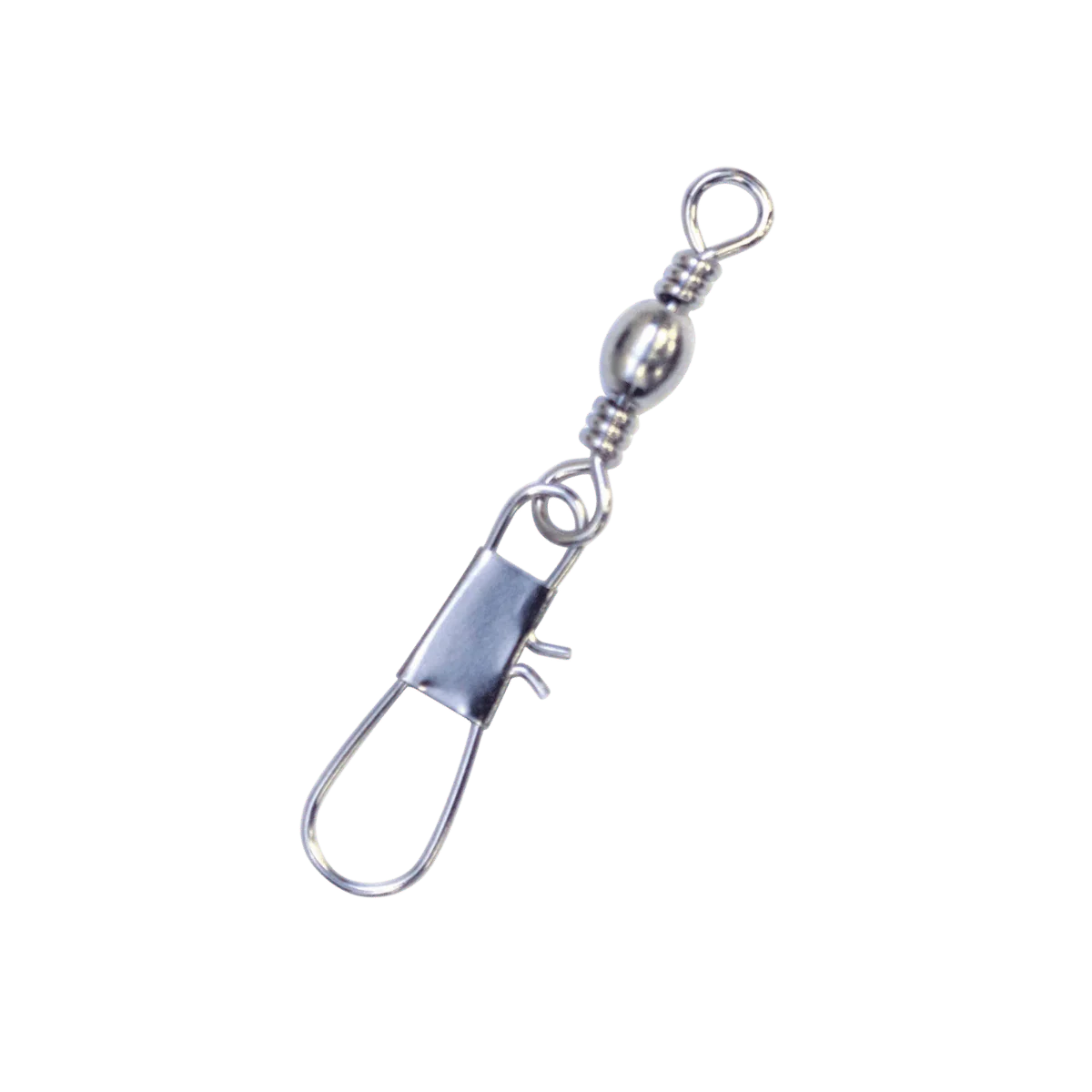 EAGLECLAW BARREL SWIVEL W/INTERLOCK SNAP NICKEL SIZE 7