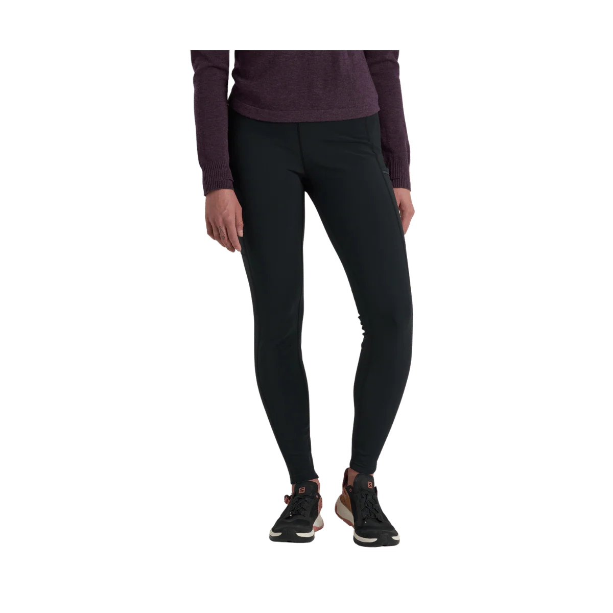 KUHL WOMEN'S FROST SOFTSHELL TIGHT - RAVEN