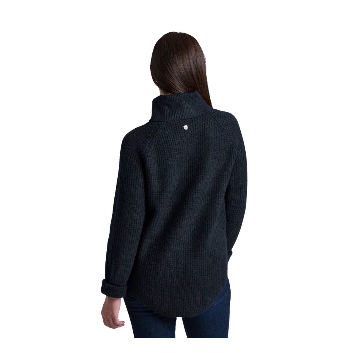 KUHL SIENNA SWEATER RIBBED COWL NECK - BLACK - Image 2