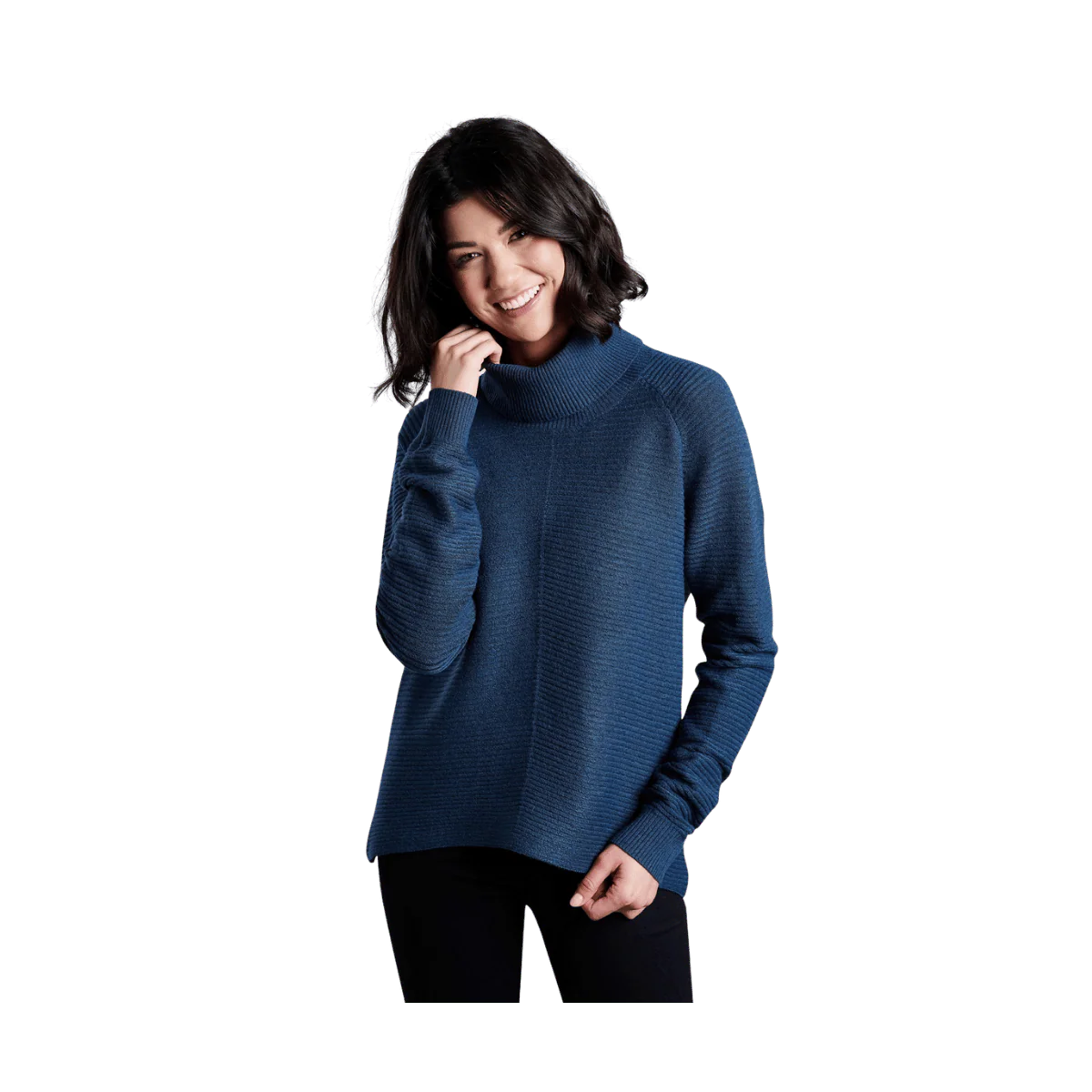 KUHL WOMEN'S SOLACE SWEATER - METAL BLUE