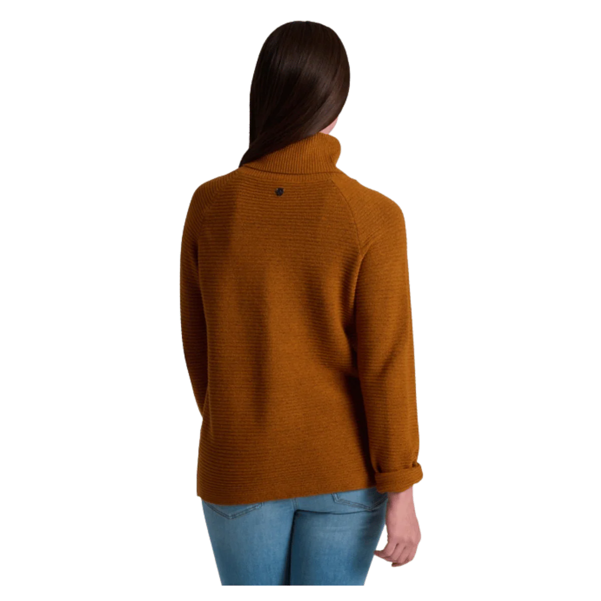 KUHL WOMEN'S SOLACE SWEATER HEATHERED KNIT - HARVEST - Image 3