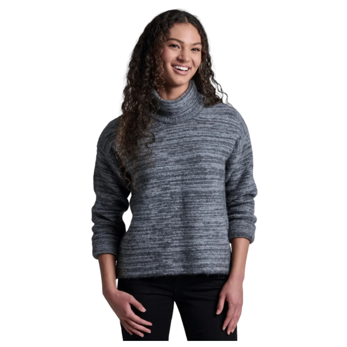 KUHL WOMEN'S NAOMI KNIT SWEATER - SMOKE