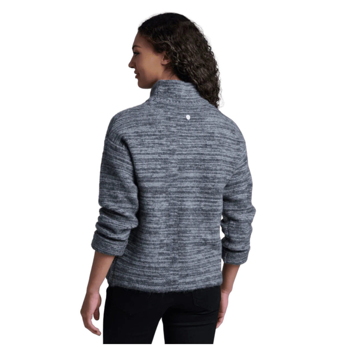 KUHL WOMEN'S NAOMI KNIT SWEATER - SMOKE - Image 3