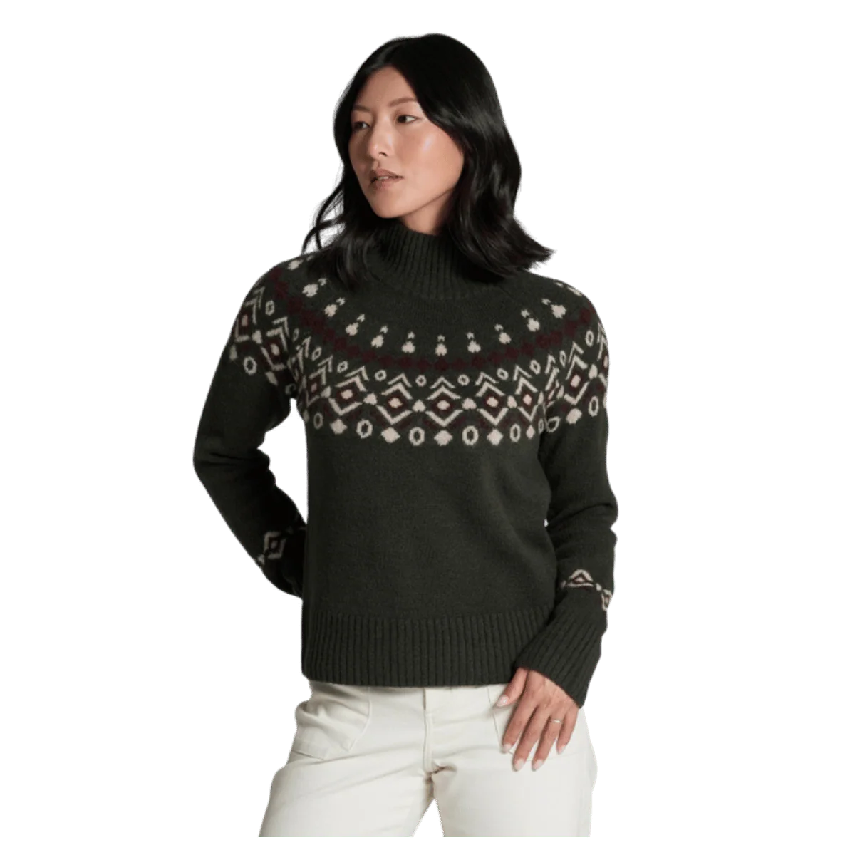 KUHL WOMEN'S ALPINA SWEATER MERINO WOOL - VINE