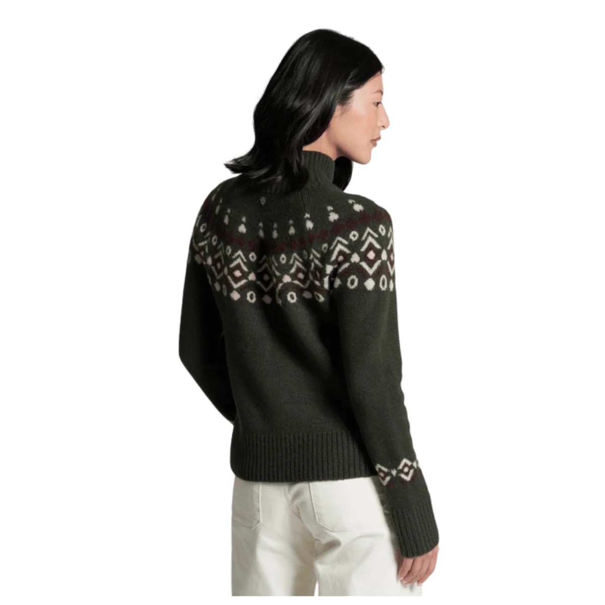 KUHL WOMEN'S ALPINA SWEATER MERINO WOOL - VINE - Image 3