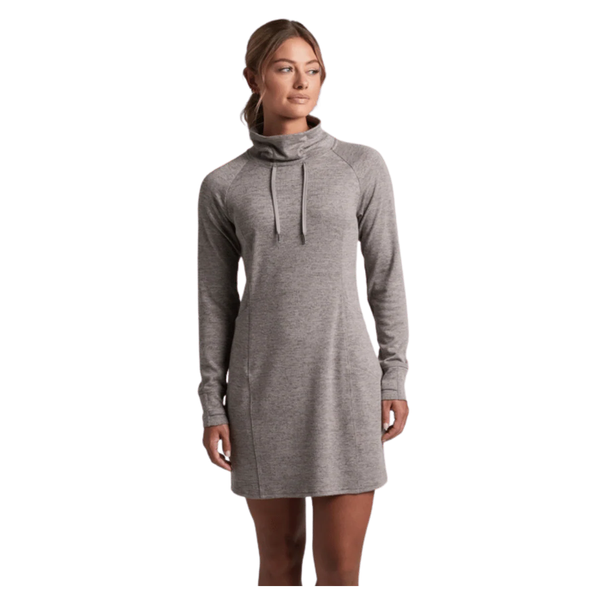 KUHL WOMEN'S ELIA SWEATER-KNIT DRESS - QUARTZ