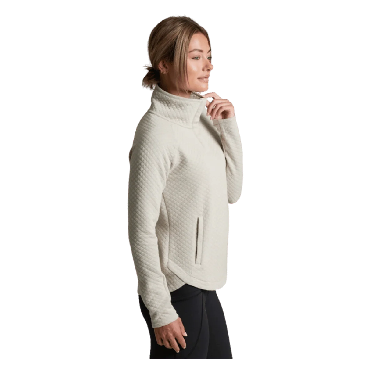 KUHL ARGENTA™ WOMEN'S PULLOVER QUILTED MERINO WOOL - MOONLIGHT - Image 2