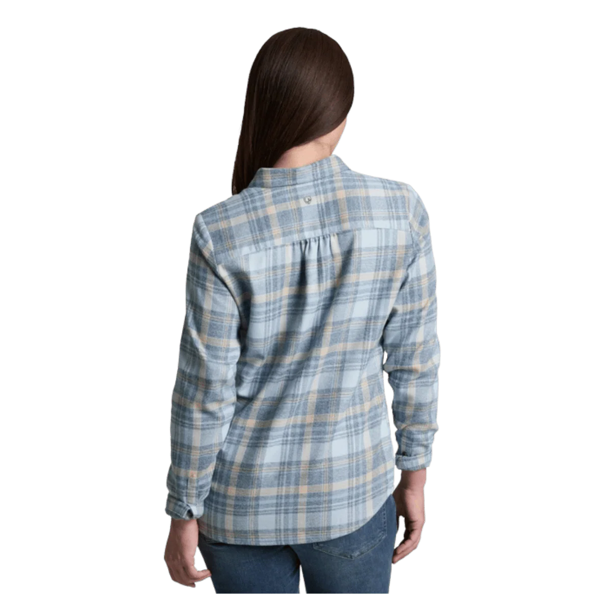 KUHL WOMEN'S WHISPER FLANNEL - WINTER SKY - Image 3