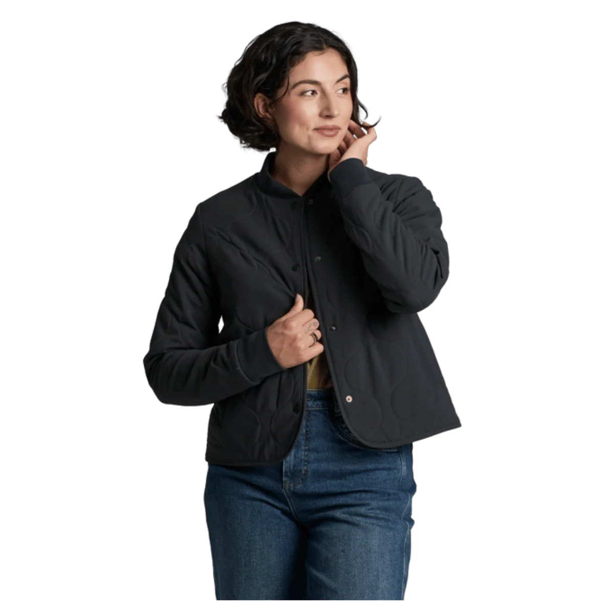 KUHL WOMEN'S SCOUT QUILTED JACKET - BLACK