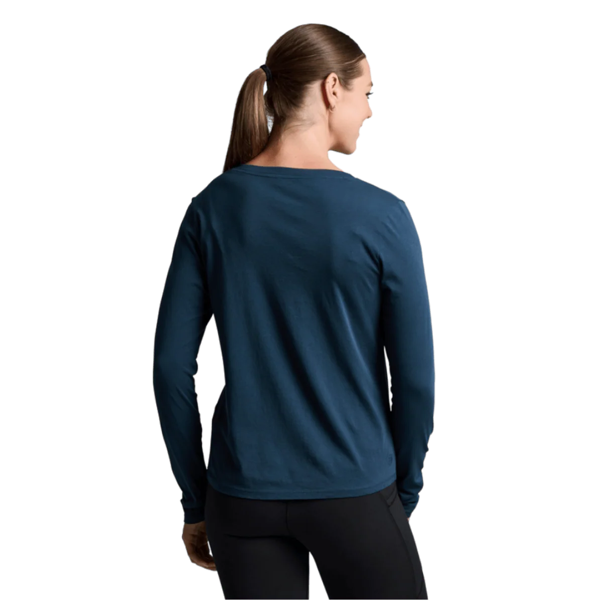 KUHL WOMEN'S VEGA LONG SLEEVE V-NECK TOP - METAL BLUE - Image 2