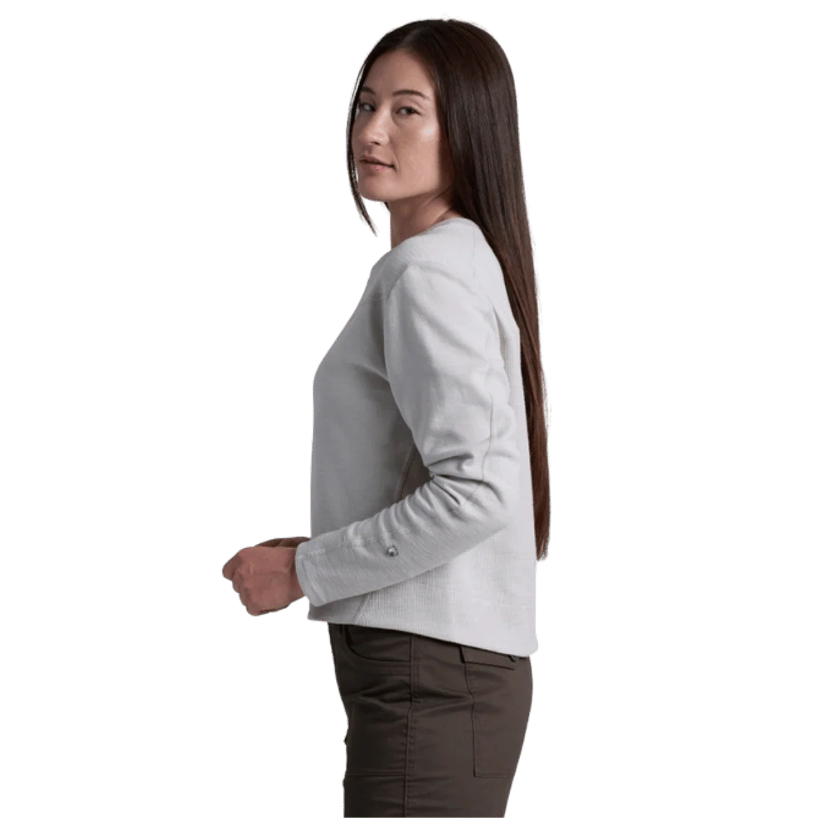 KUHL WOMEN'S LOLA PULLOVER SWEATSHIRT - MOON LIGHT - Image 2
