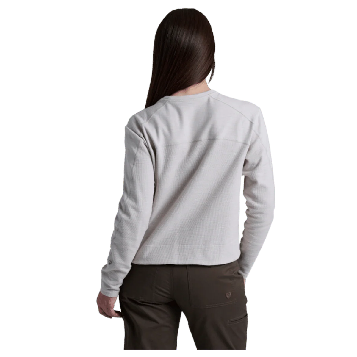 KUHL WOMEN'S LOLA PULLOVER SWEATSHIRT - MOON LIGHT - Image 3