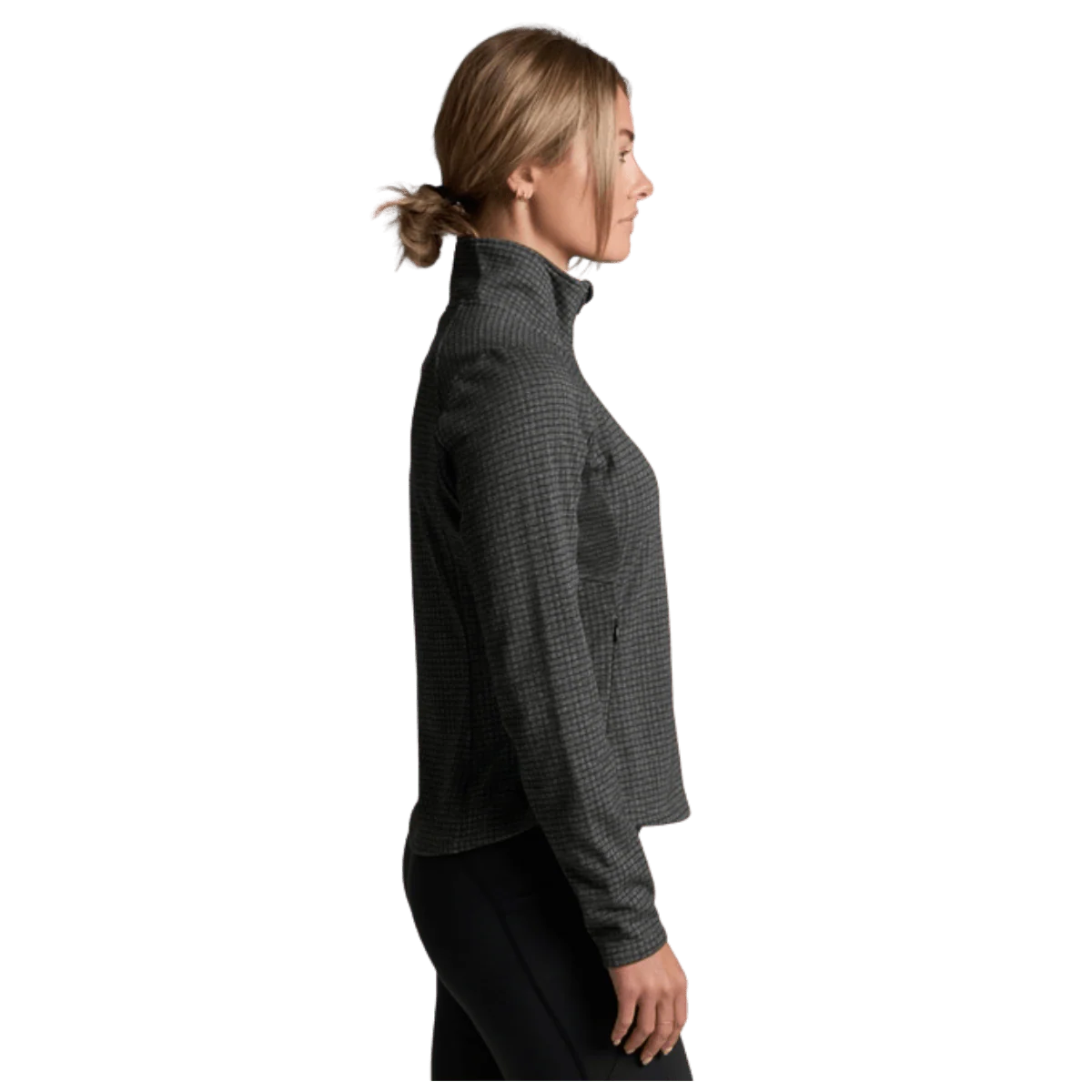KUHL WOMEN'S REACTIV GRID FLEECE FULL ZIP - CARBON - Image 2