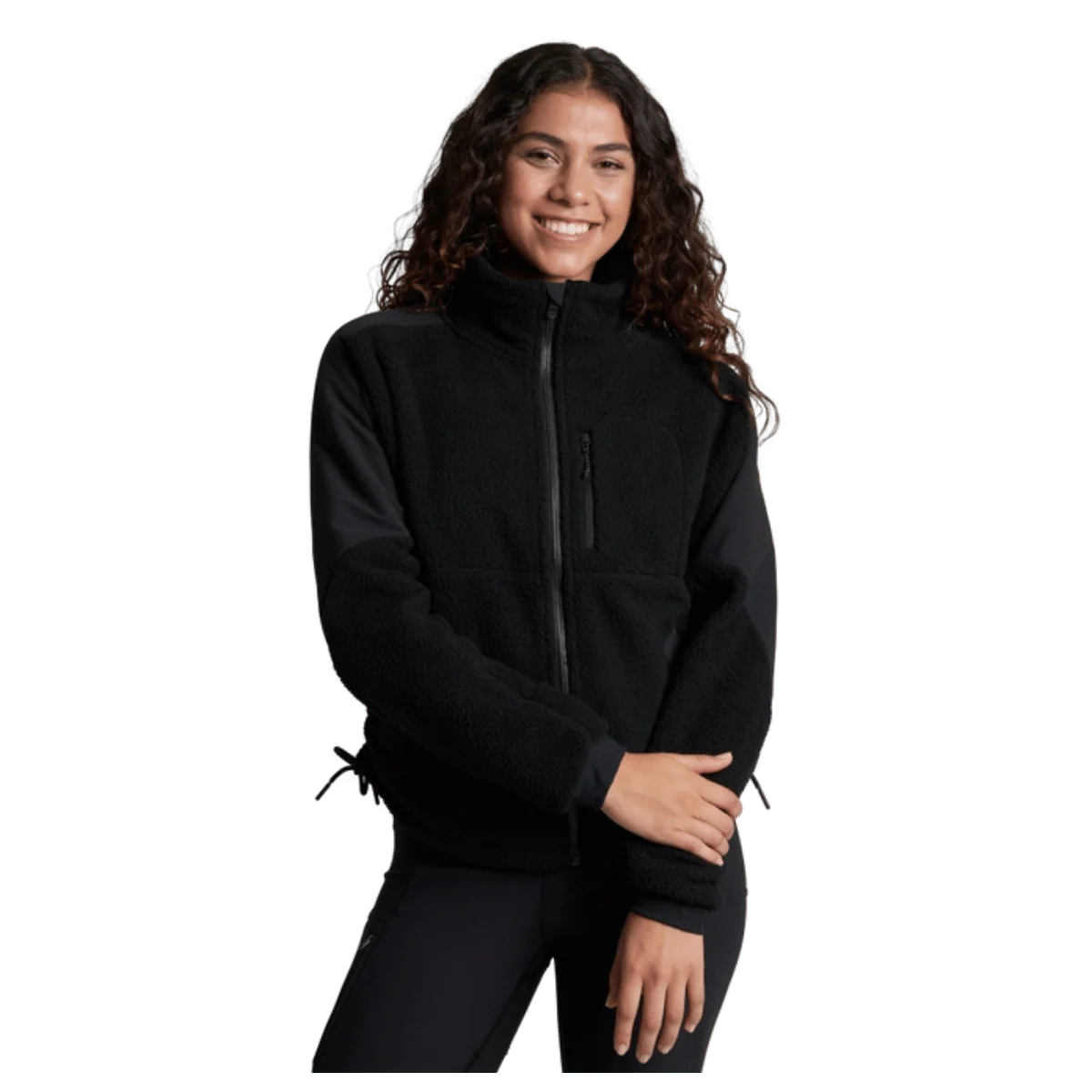 KUHL WOMEN'S ELIXIR JACKET ITALIAN FLEECE - BLACKOUT