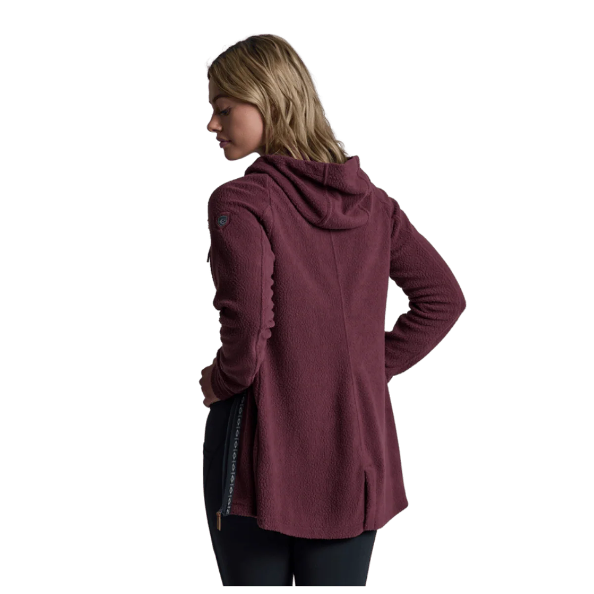 KUHL WOMEN'S HYGGE LONG FLEECE JACKET - RAISIN - Image 3
