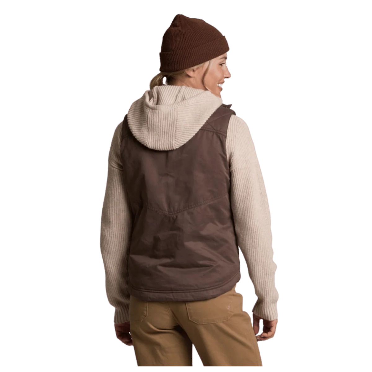 KUHL WOMEN'S CELESTE LINED VEST - COFFEE - Image 3