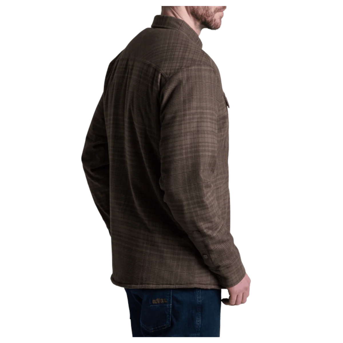 KUHL MEN'S JOYRYDR FLANNEL SHIRT-JACKET - DARK ROAST - Image 2