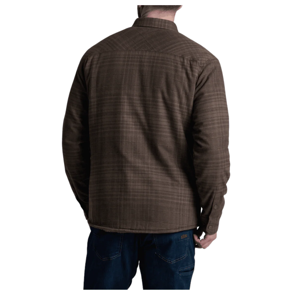 KUHL MEN'S JOYRYDR FLANNEL SHIRT-JACKET - DARK ROAST - Image 3