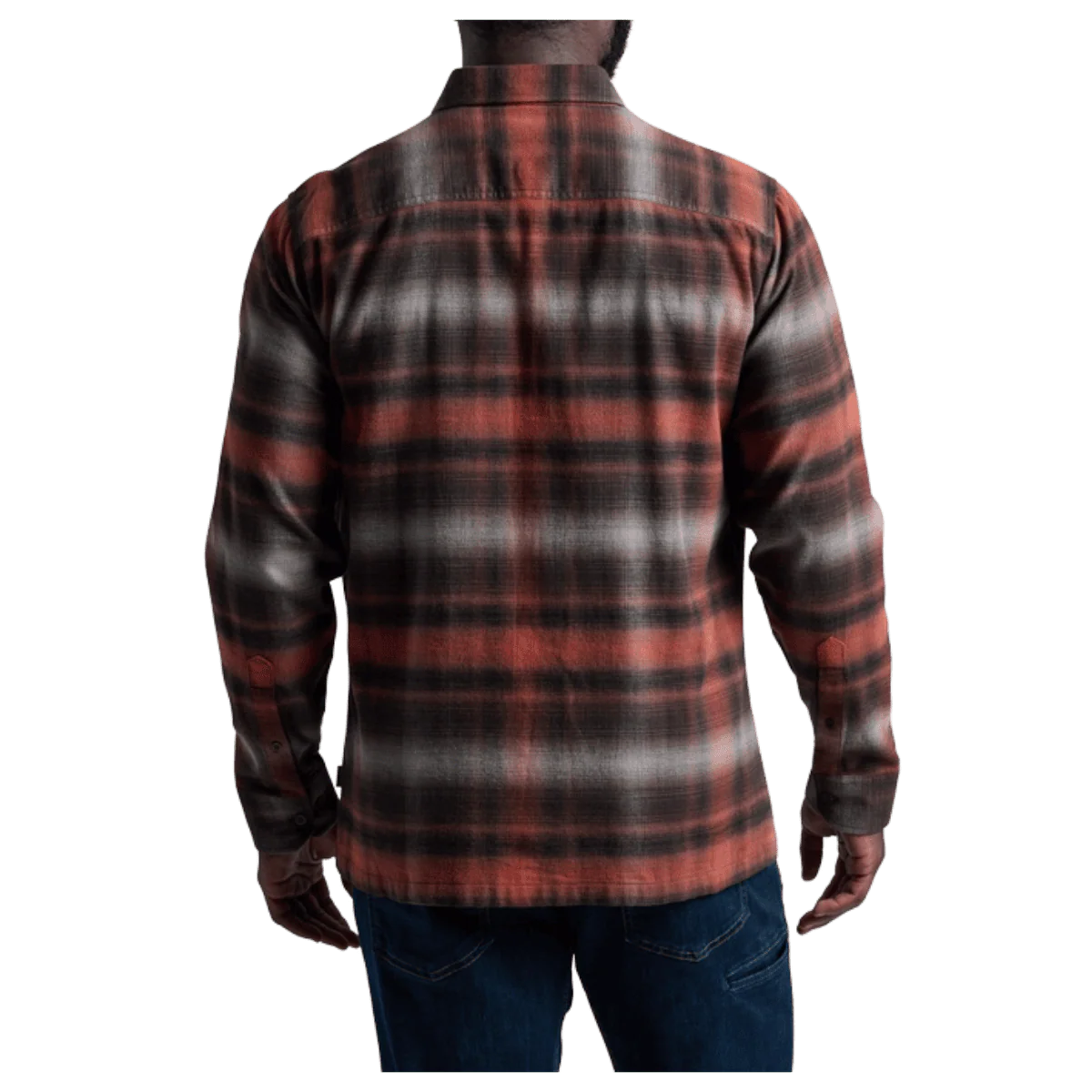 KUHL DILLINGR FLANNEL COTTON TENCEL LONG SLEEVE - RED CEDAR - Image 3
